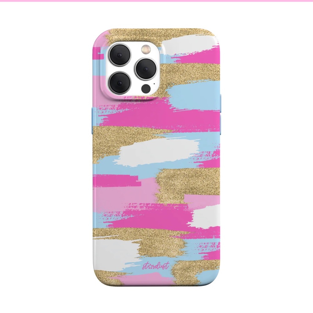 Stardust by Allie Painted iPhone 15 Pro Max Case & MagSafe Ring